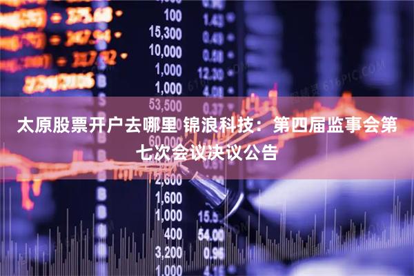 太原股票开户去哪里 锦浪科技：第四届监事会第七次会议决议公告