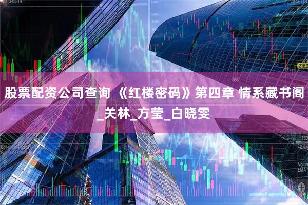 股票配资公司查询 《红楼密码》第四章 情系藏书阁_关林_方莹_白晓雯